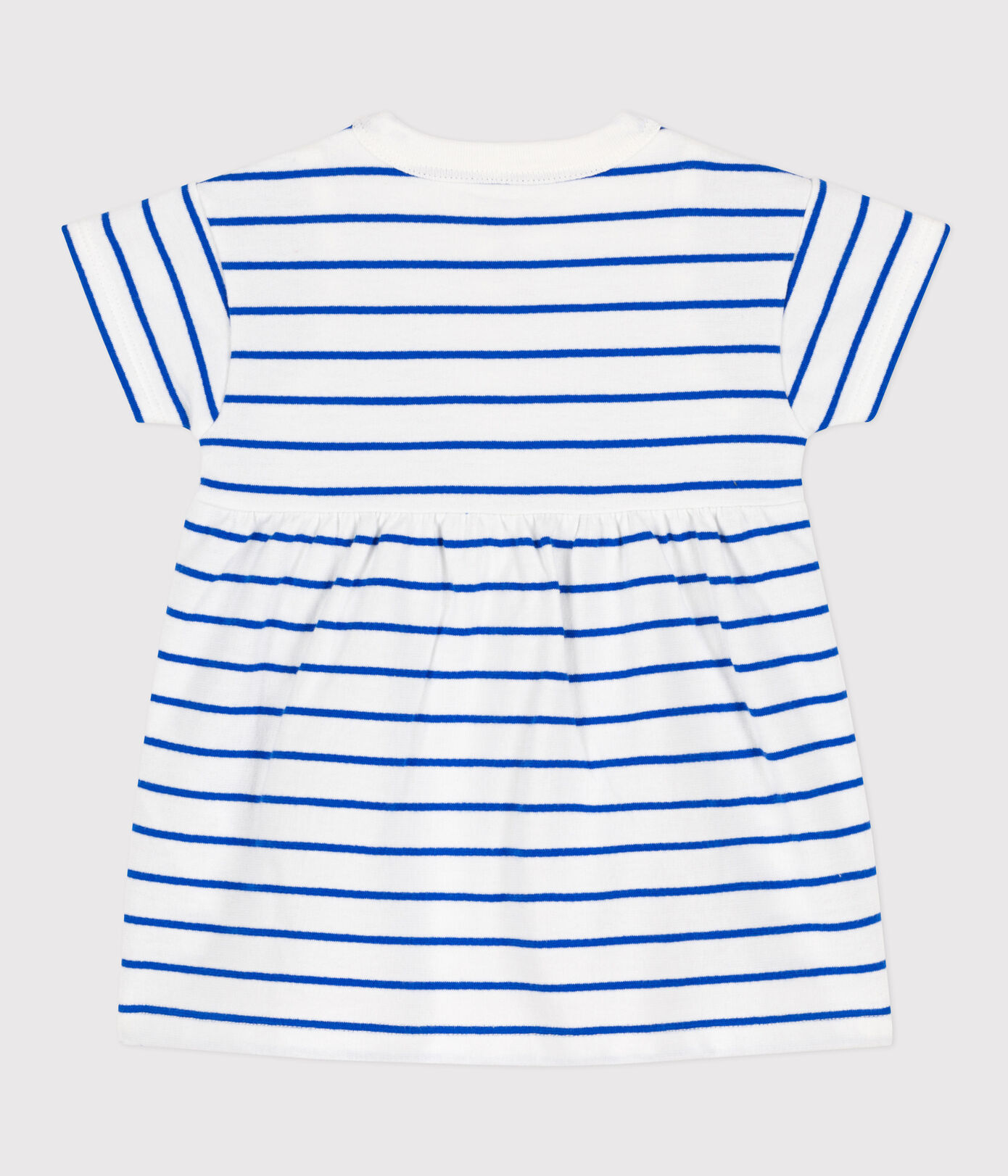 Robe en molleton bébé avec body intégré