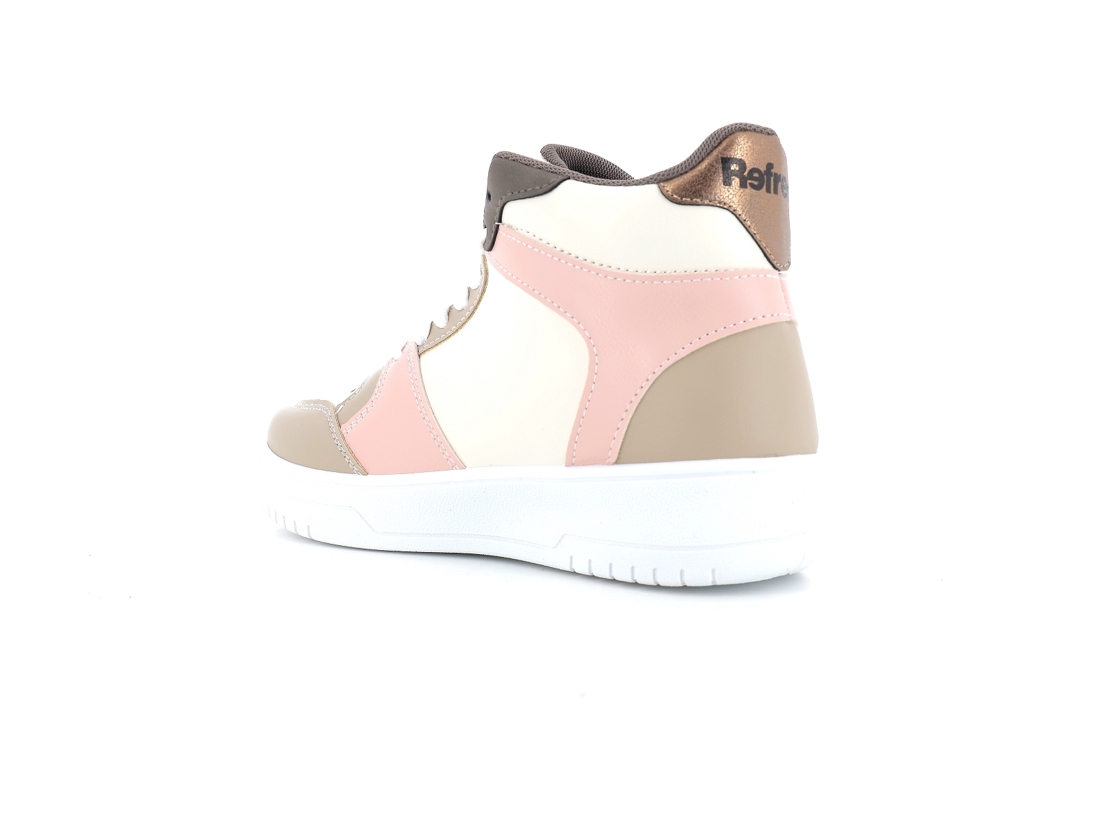 Refresh-170113 Matières combinées Blanc Rose