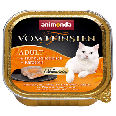 animonda Vom Feinsten Schlemmerkern Adult Huhn, Rind & Karotte 100g
