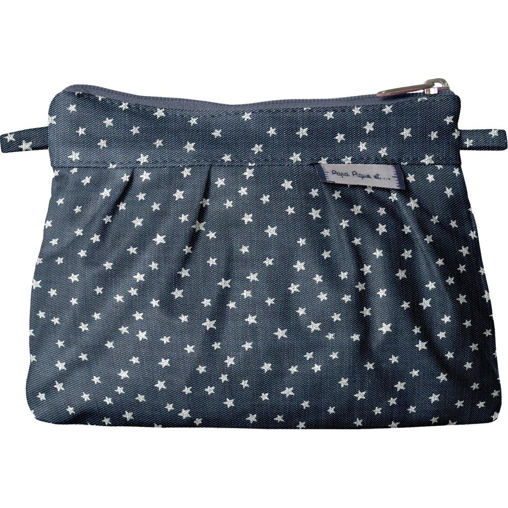 Mini Pochette Plissée Etoile Argent Jean