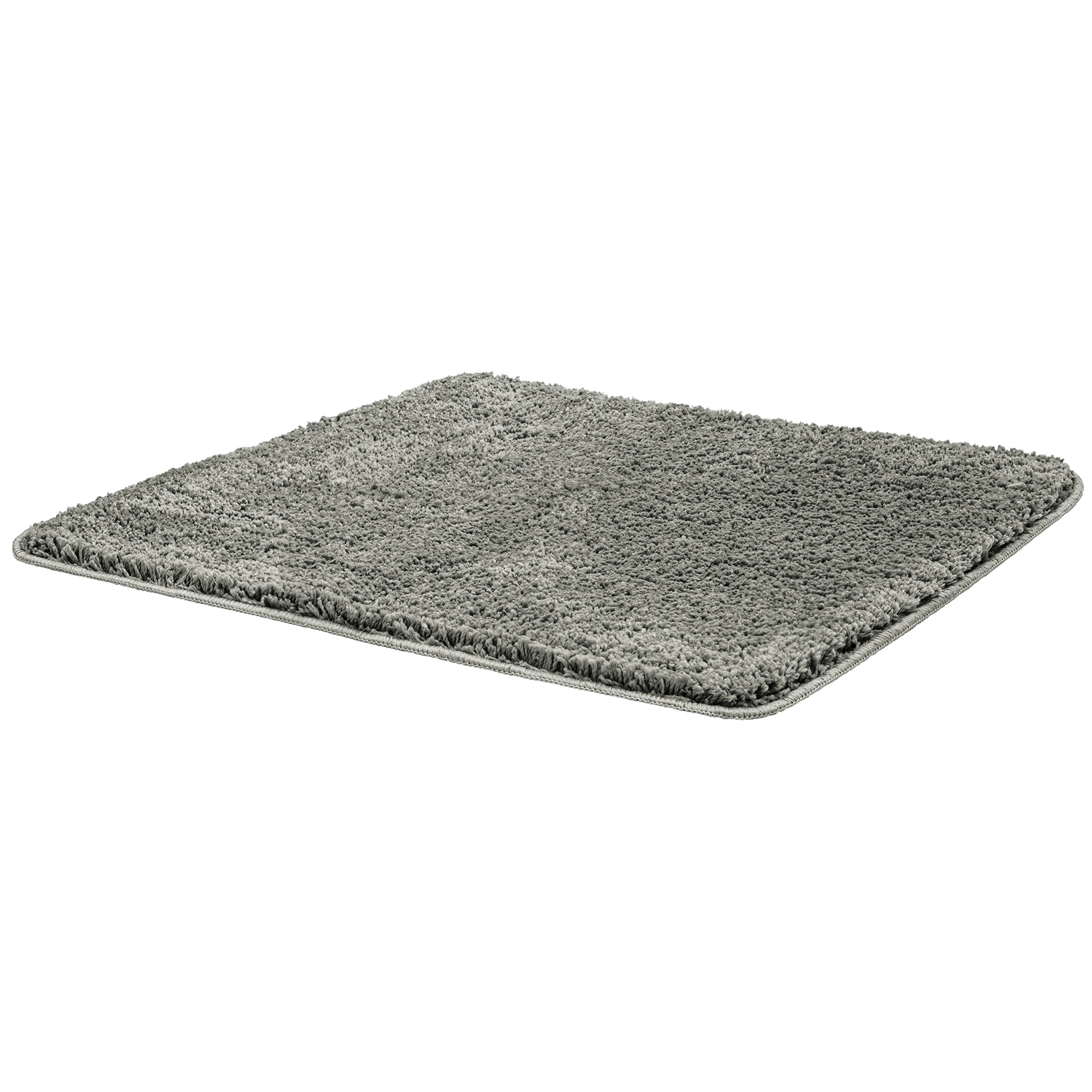 Badematte - silber - 50x50 cm