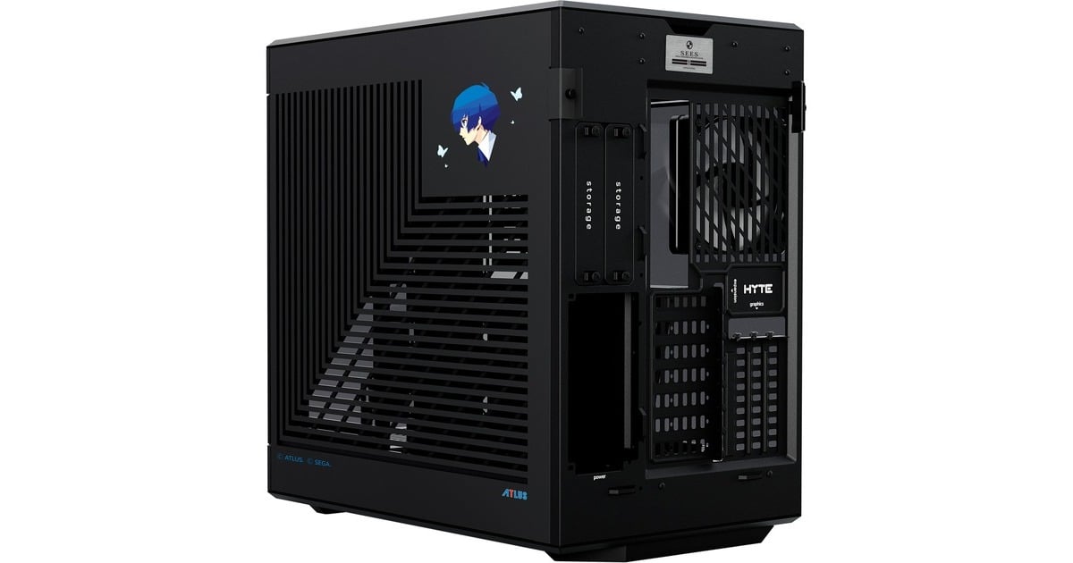 HYTEY60 Persona 3 Reload Bundle midi tower behuizing  (Meerkleurig | 2x USB-A | 1x USB-C | Tempered Glass)