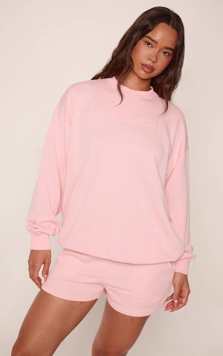 Rose Bébé Short De Jogging Gaufré Prettylittlething