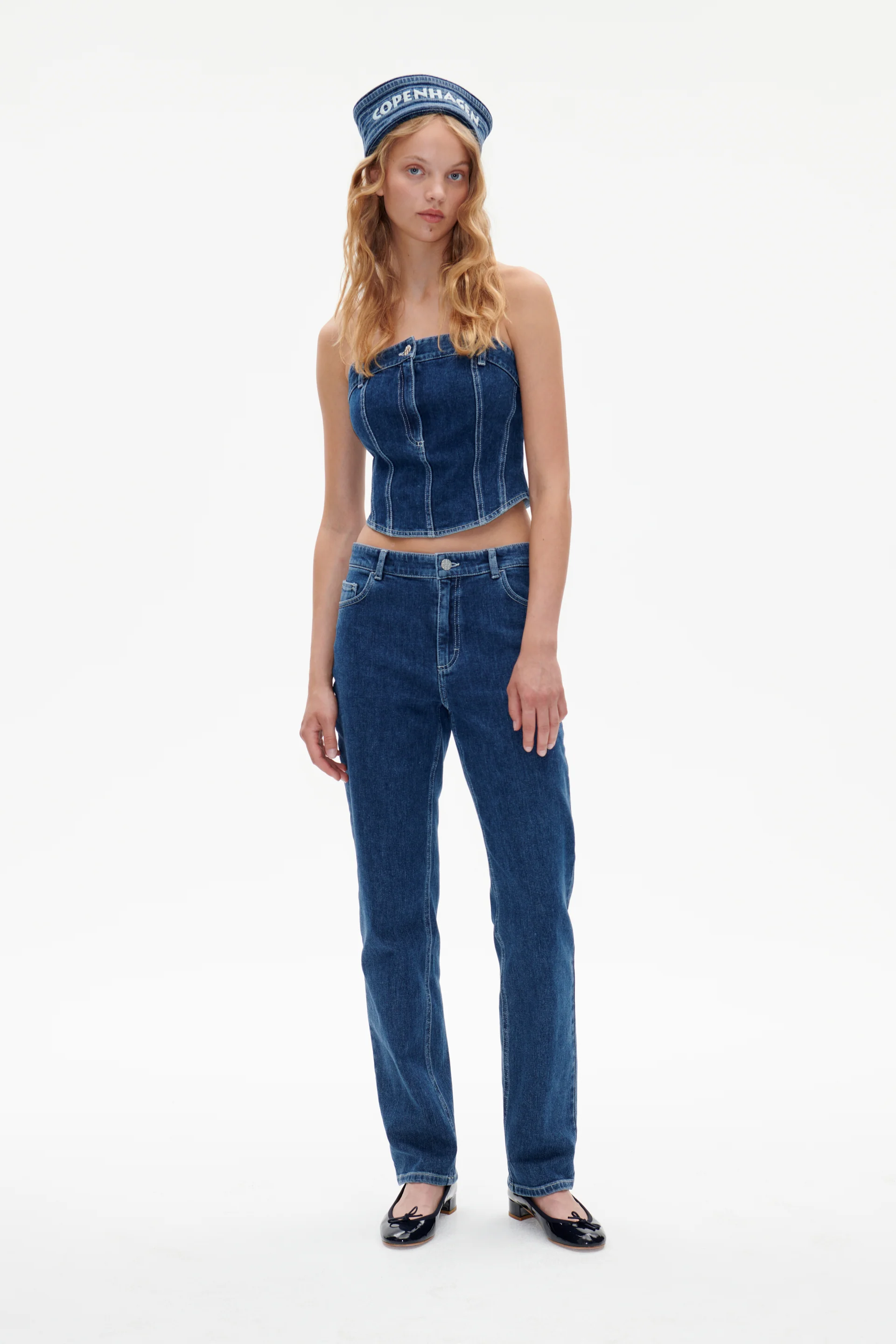 Baum und Pferdgarten  Mandi denimtop - Light Cool Denim