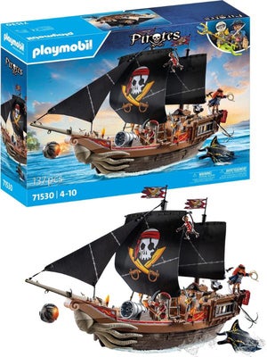 Playmobil 71530 Pirates Byggesett Stort Sjørøverskip