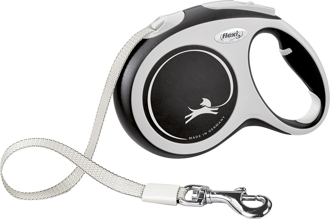 Flexi rollijn New Comfort tape L zwart 5 m