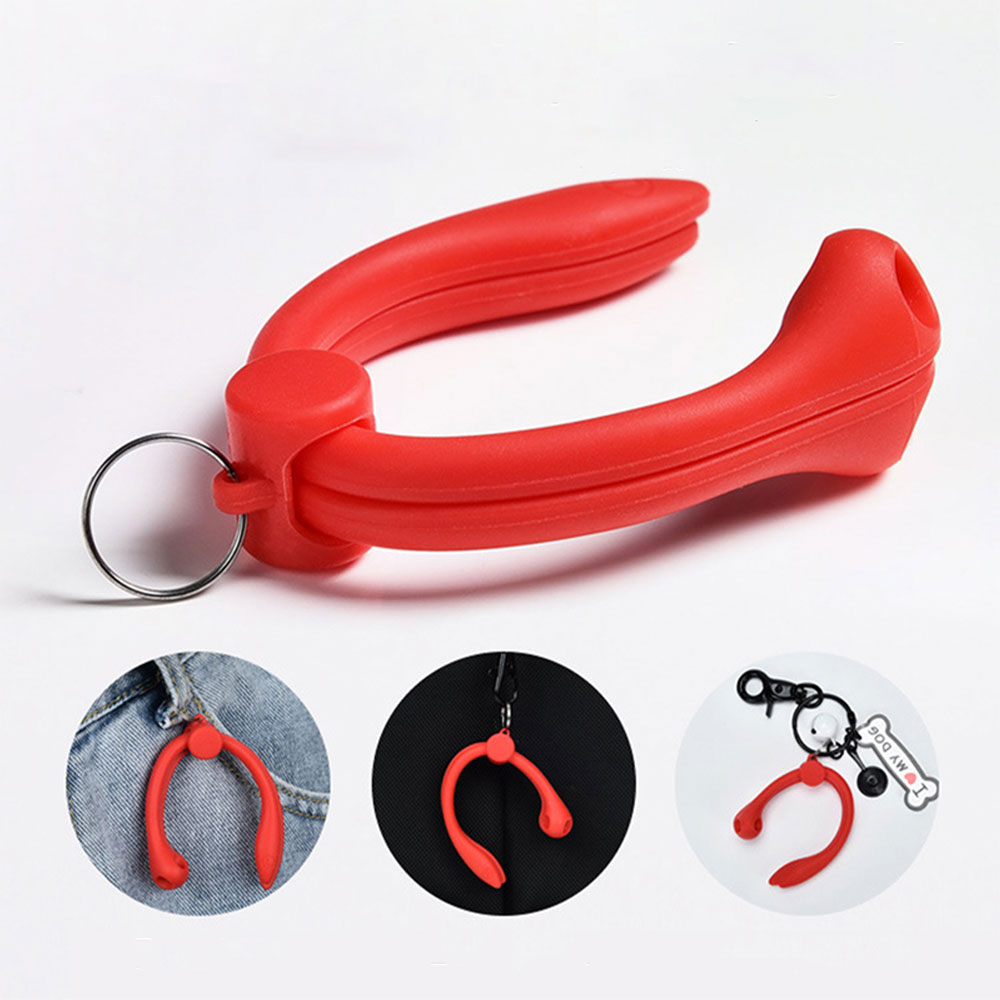 Apple AirPods (1./2./.3. Gen.) Huawei FreeBuds 3 Silikon Ohrbügel Halterung   Schlüsselring - Transparent