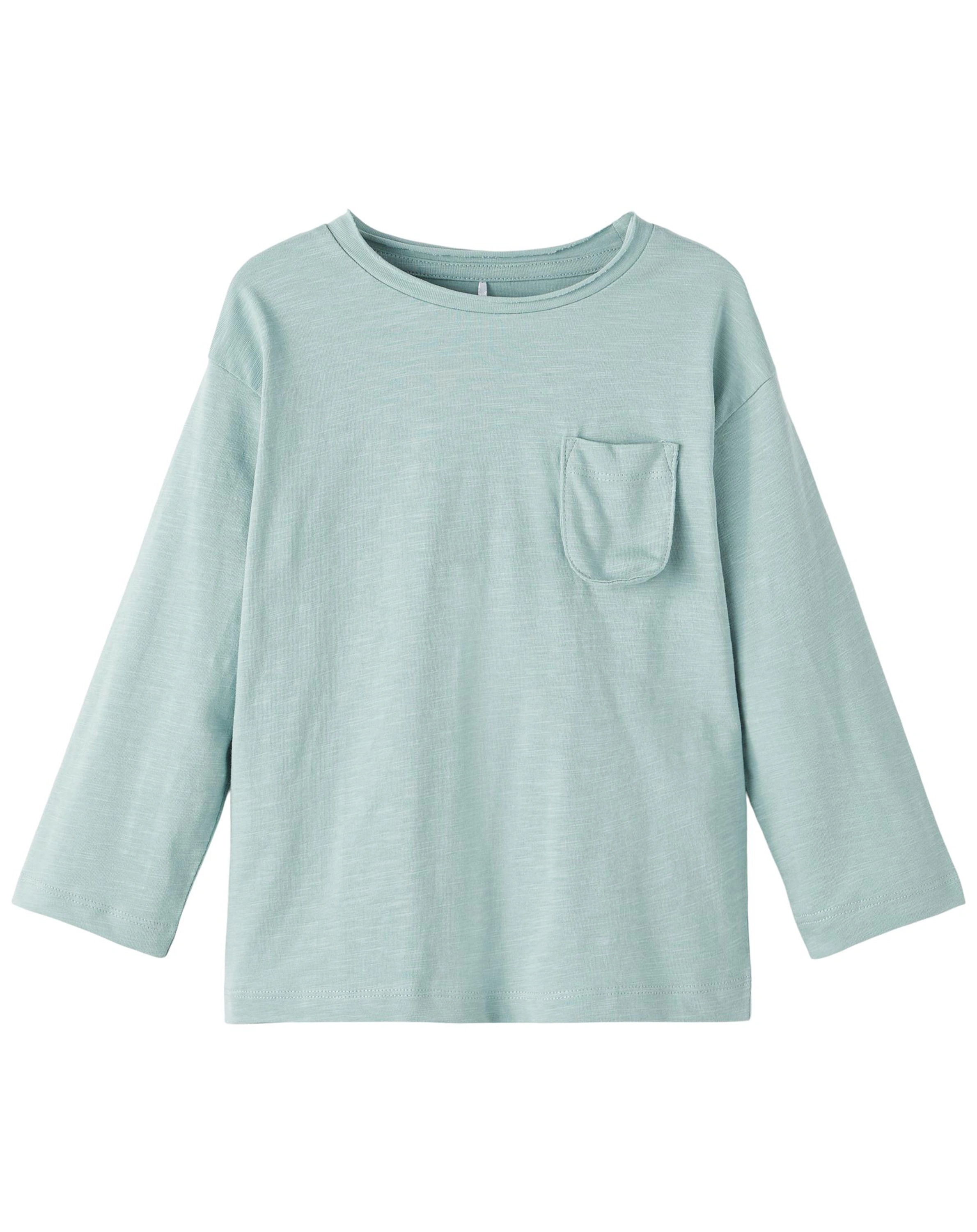 Langarmshirt NMMVOLT BOXY in blue surf