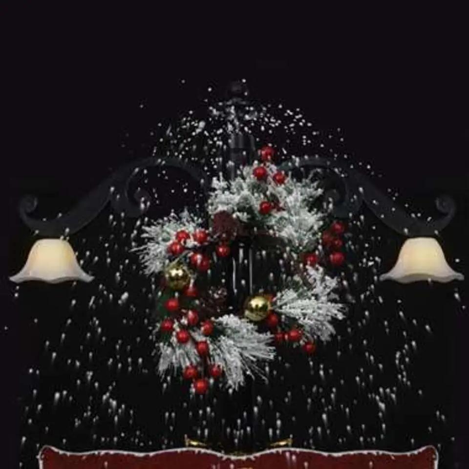 vidaXL - Sneeuwende Kerstboom - Blauw - PVC