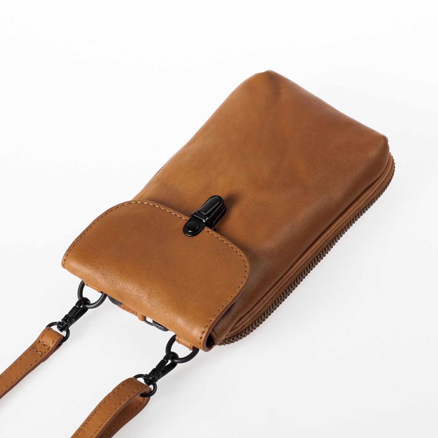 Aunts & Uncles Mrs. Lemon Dash Twist Phonebag caramel