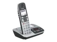Panasonic KX-TGE522GS sølv/sort Seniortel./SOS-knap/AB