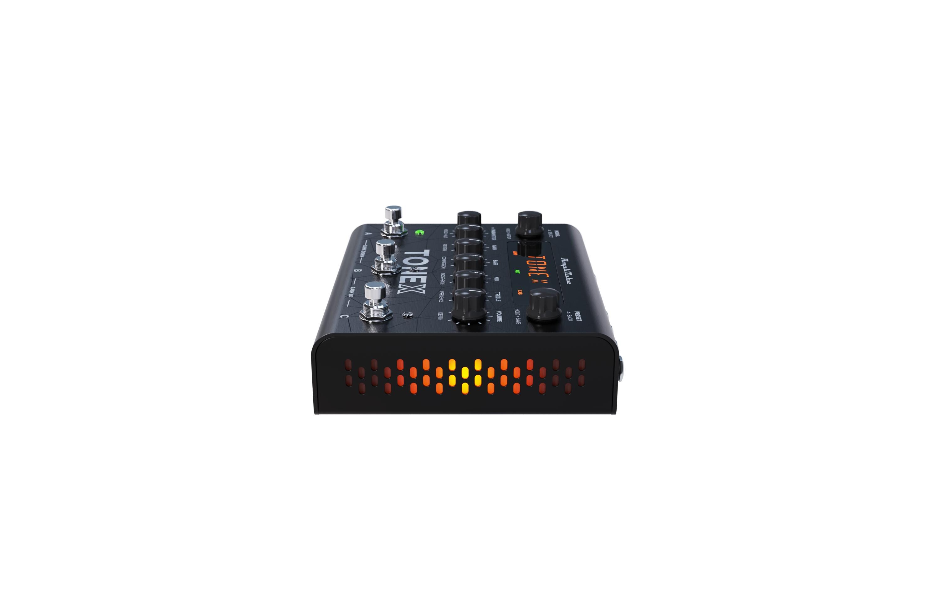 Pedal ToneX<br>KI-maschinenmodellierte Töne live auf der Bühne