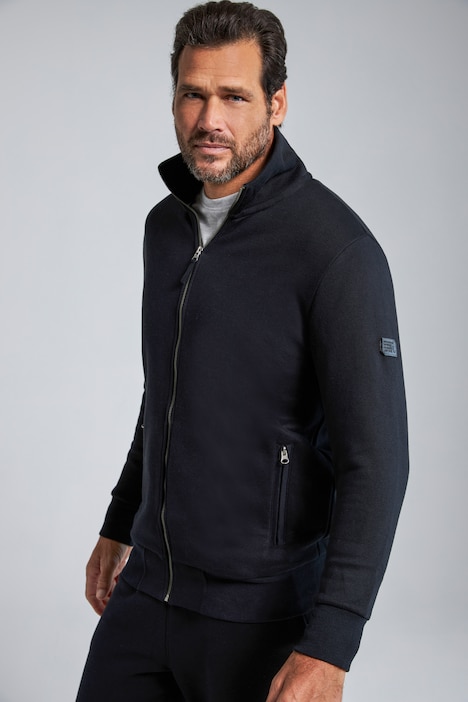 JAY-PI Sweatjacke, Stehkragen, bis 8 XL