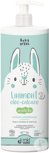MKL Green Nature Baby Green Liniment Oleo-Calcaire Bio Flacon-Pompe 400ml