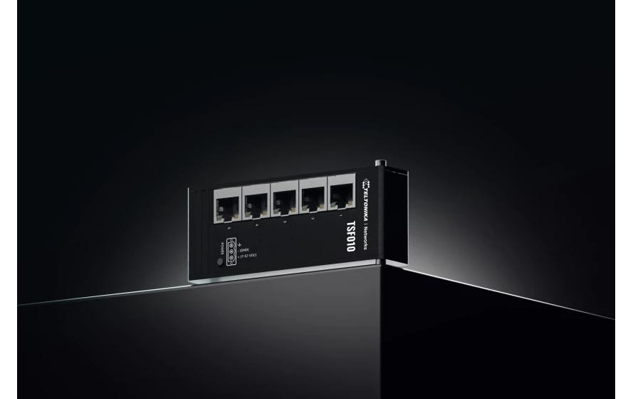 Rail Switch TSF010 5 PortFlacher Ethernet-Switch