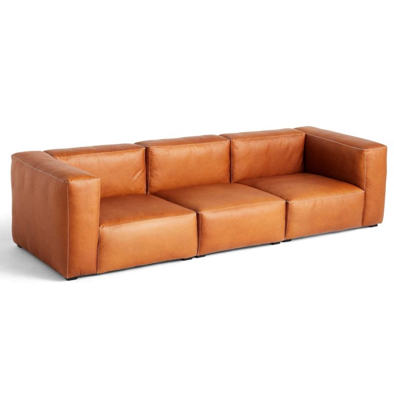 Hay Mags Soft bank 3 zits combinatie 1 Sense Cognac