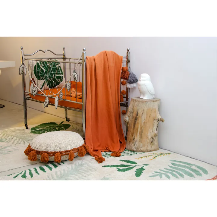 Lorena Canals Coussin de sol Circle | Terracotta