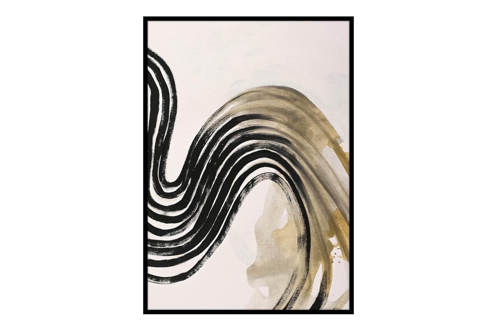 Stripes 70x100 cm Black Frame