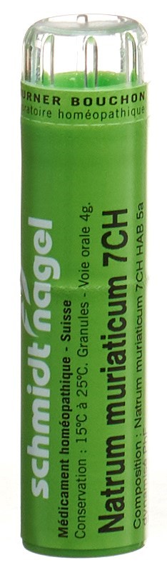 SCHMIDT-NAGEL Natrum muriaticum 7 CH<br>4 g, Granulat