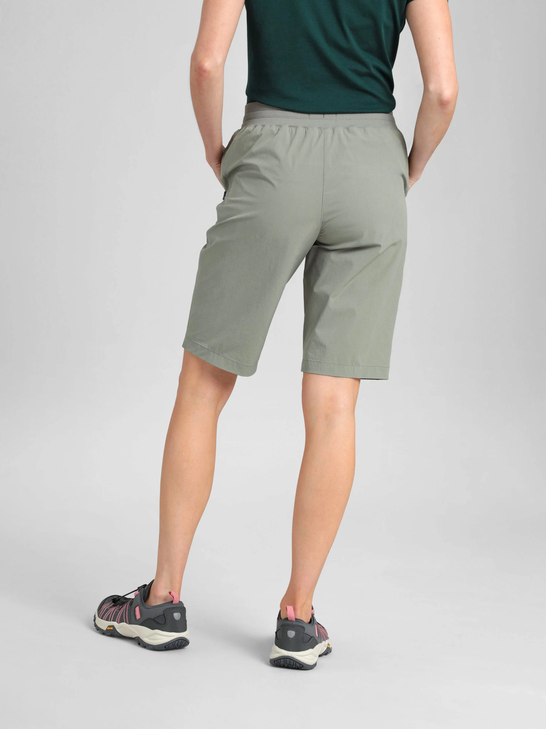 Groen - Mountain Warehouse lange Explorer short voor dames