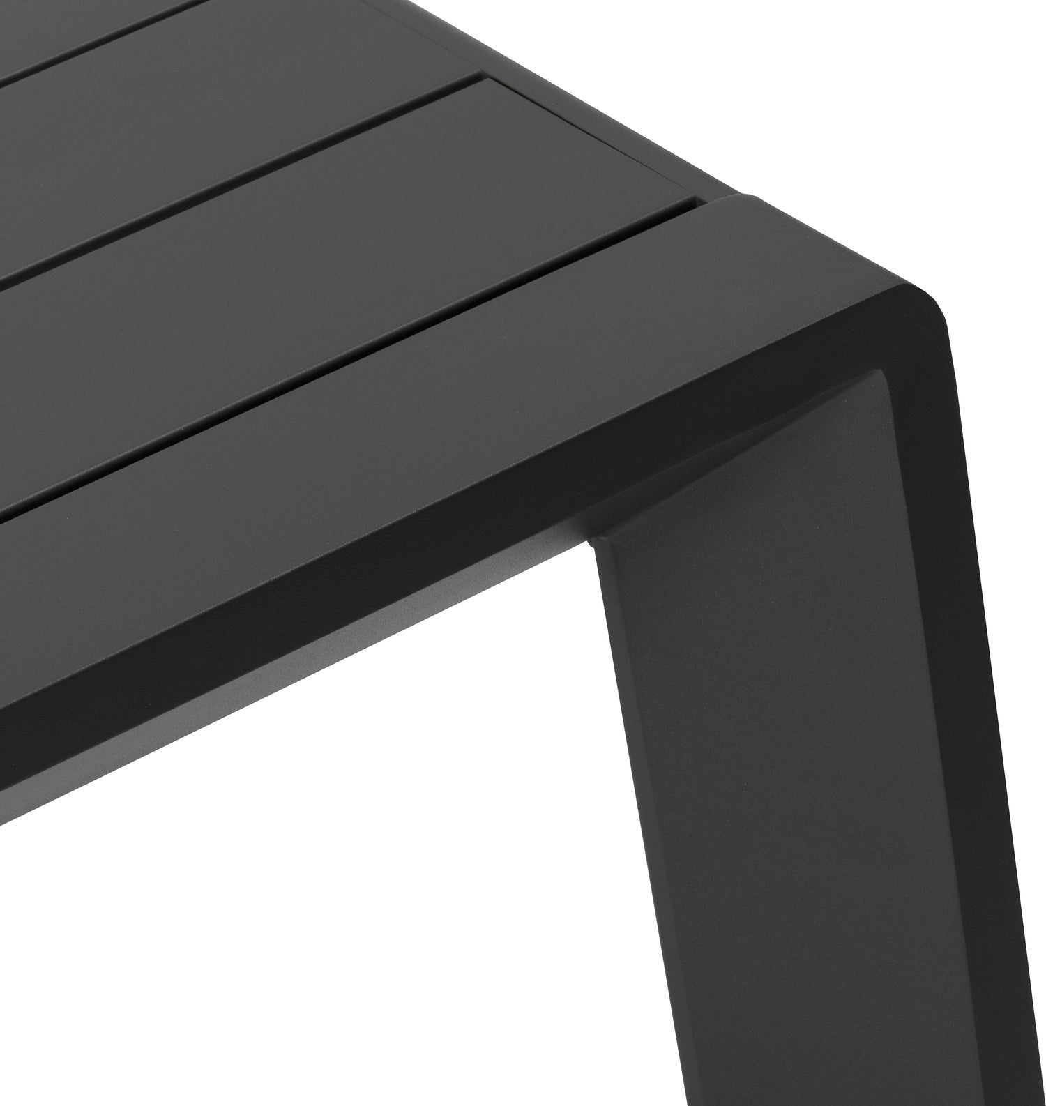 Intratuin 4-zits eettafel Jim antraciet 100 x 104,5 x 74 cm