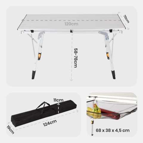 Campingtisch 120 cm