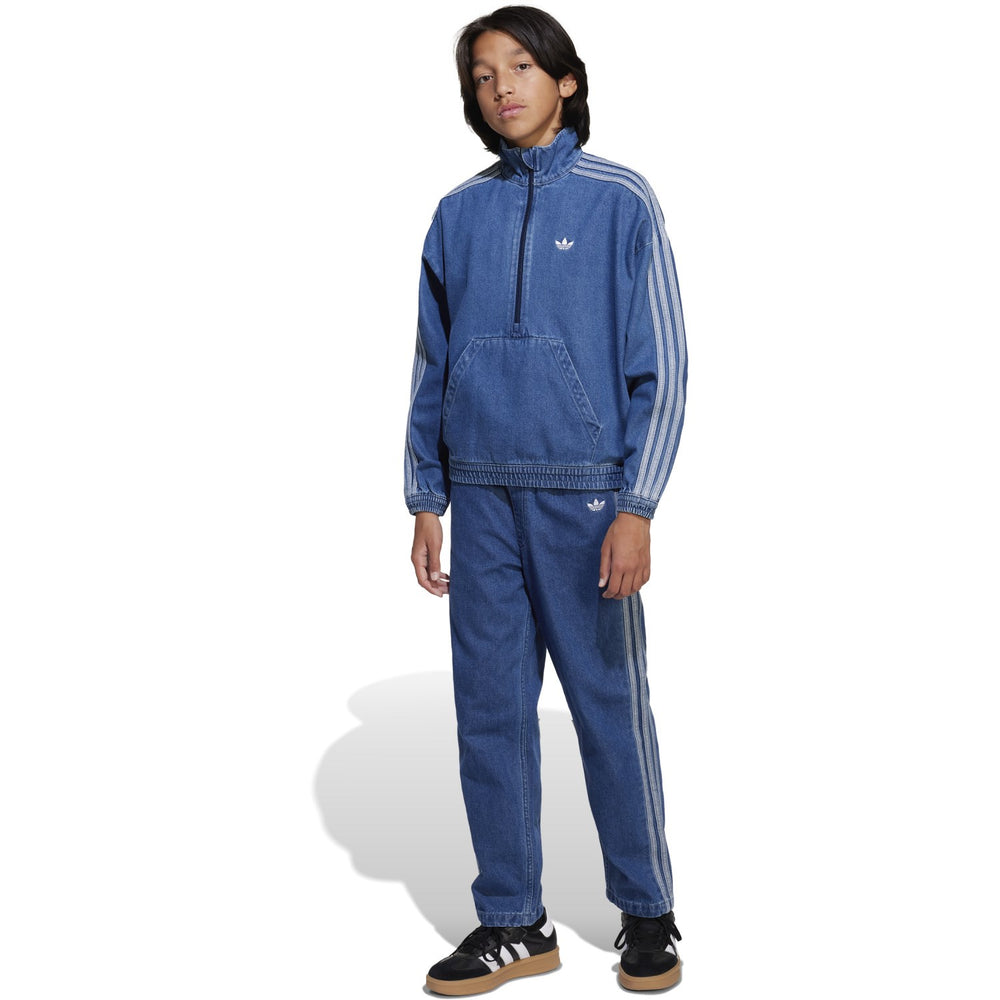 Køb adidas Originals Medium Blue Denim Jakke