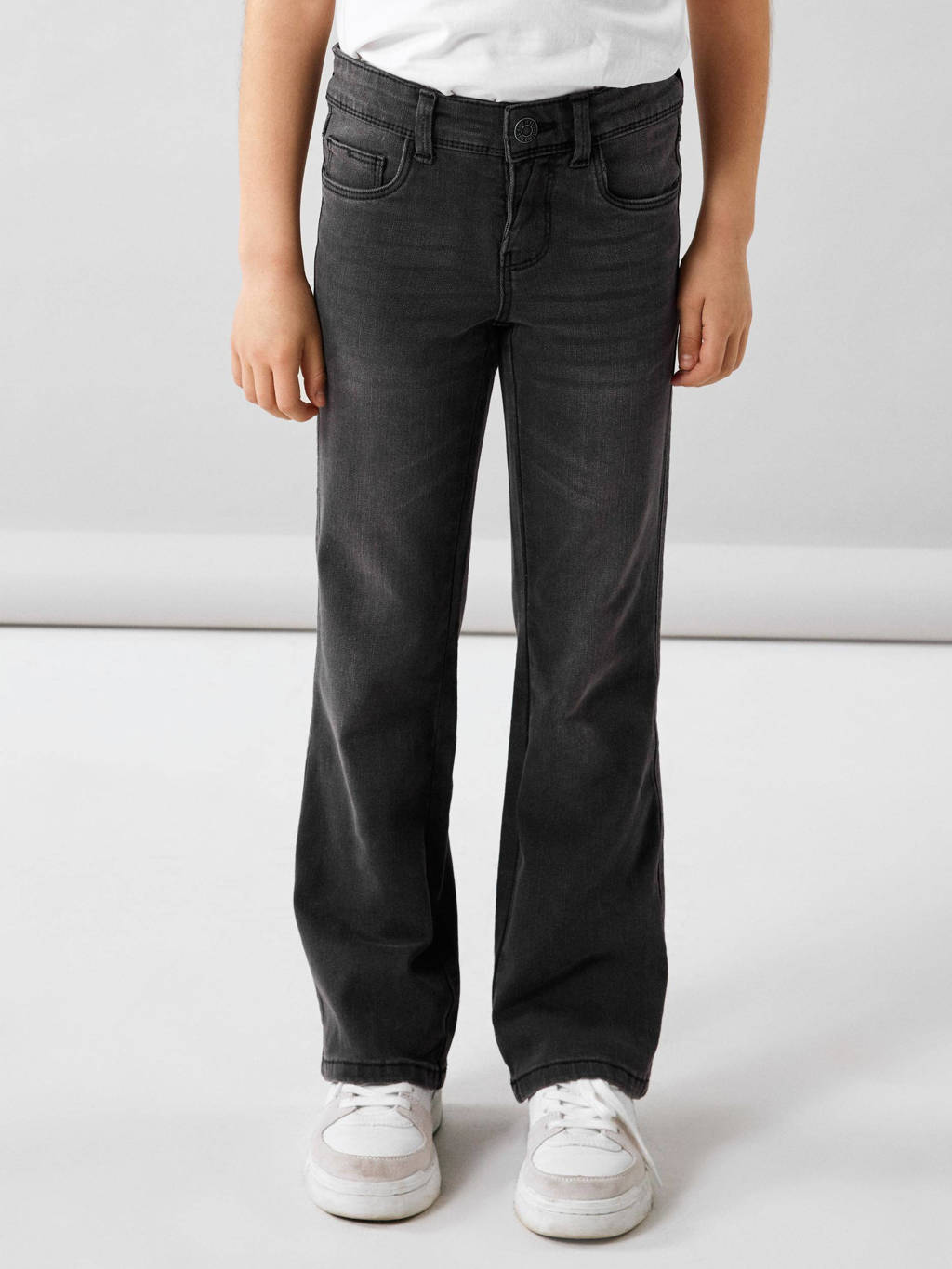 NAME IT bootcut fit jeans NKFPOLLY black denim