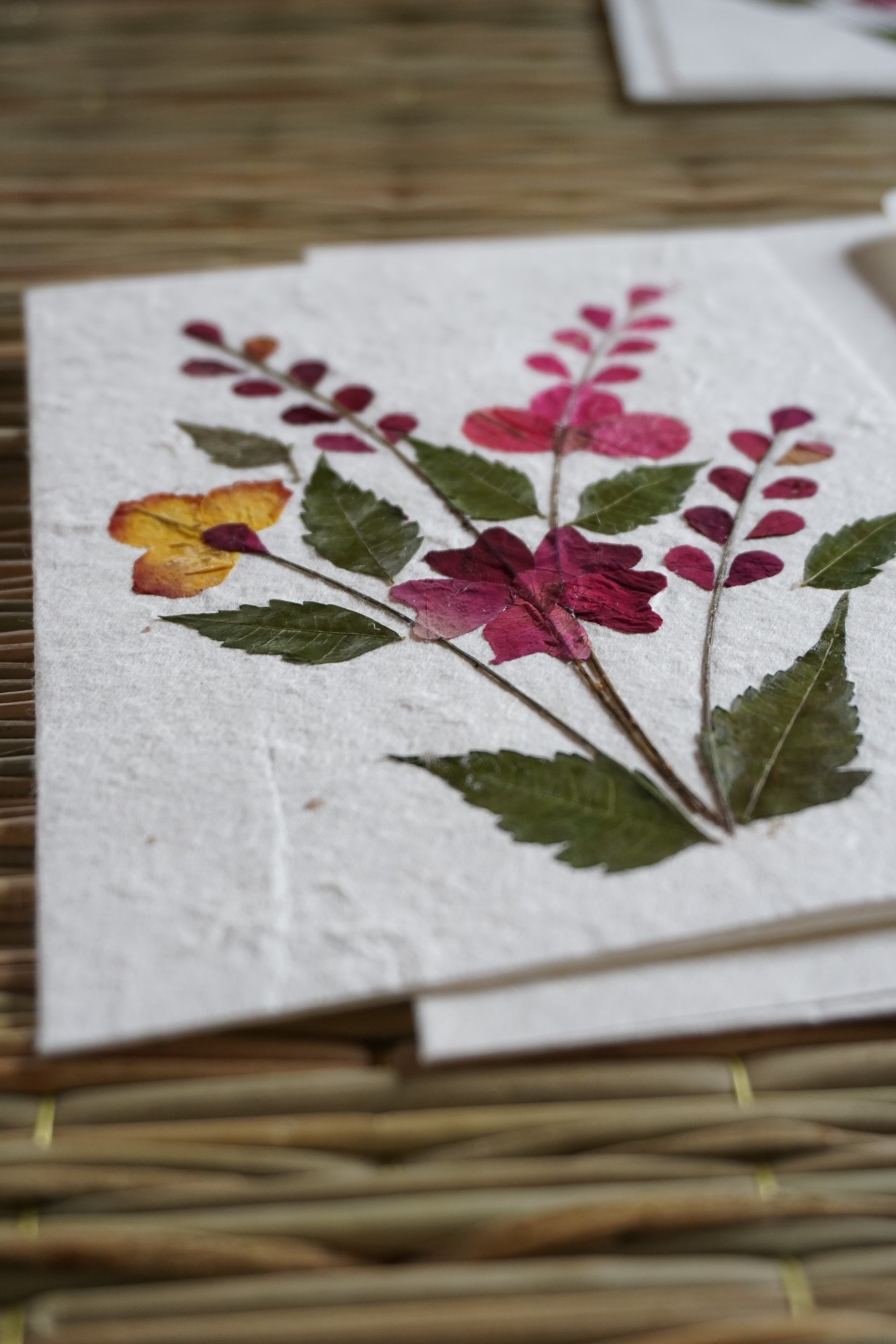 Grußkarte 'Blume', B 12,5 cm, H 18 cm günstig bestellen