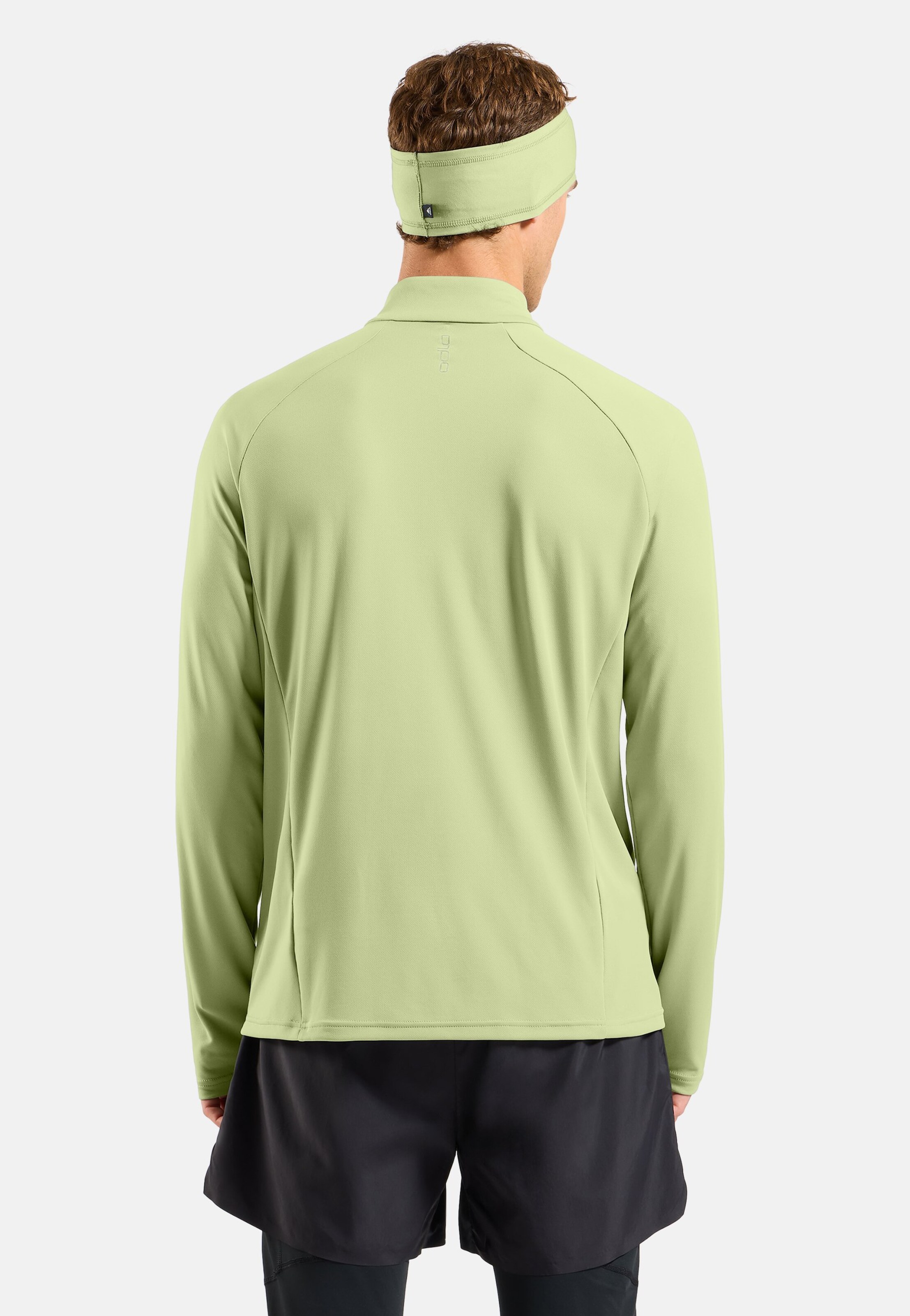 Essentials Ceramiwarm Mid Layer mit Halbreissverschluss in shadow lime