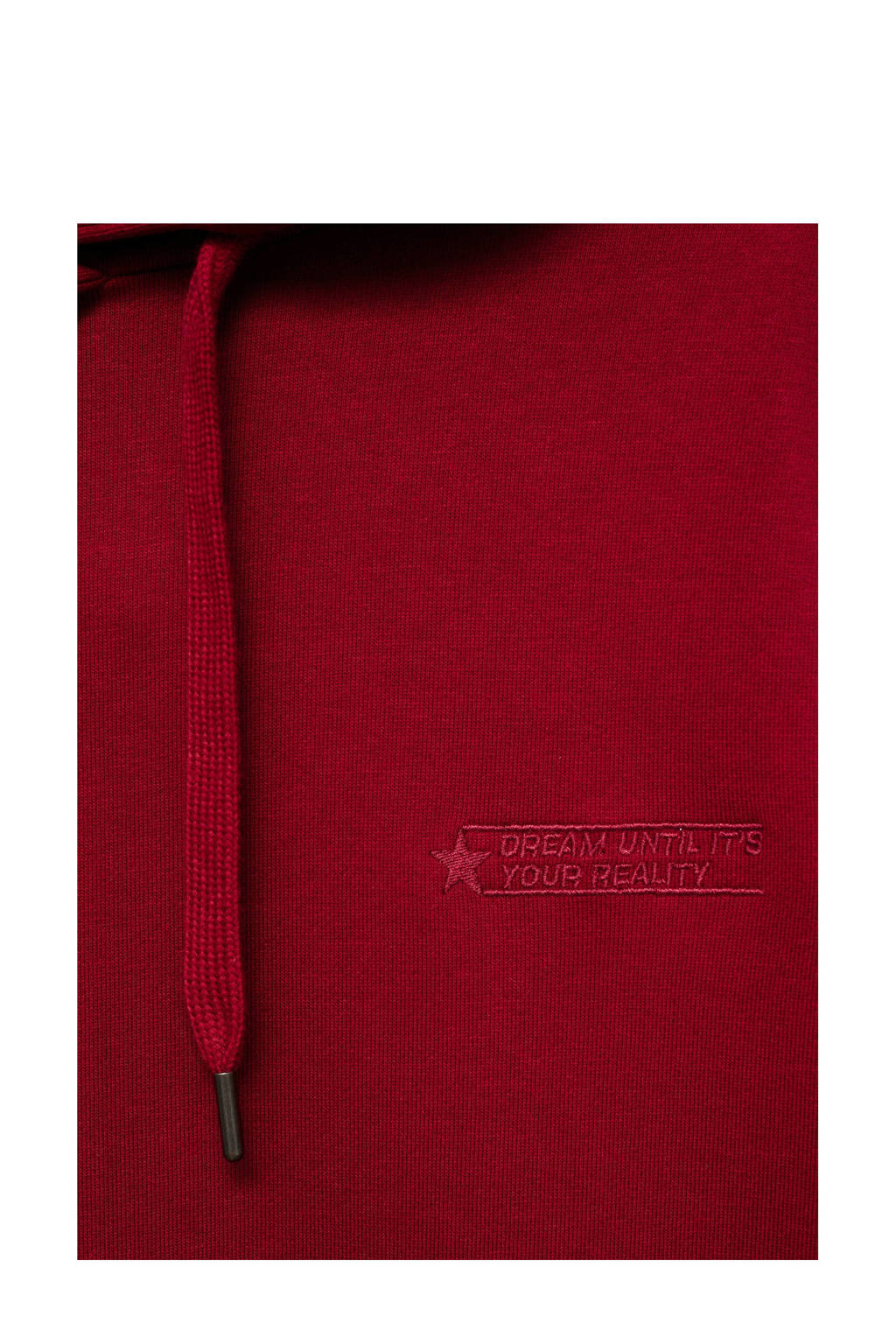 MANGO TEEN hoodie met backprint rood