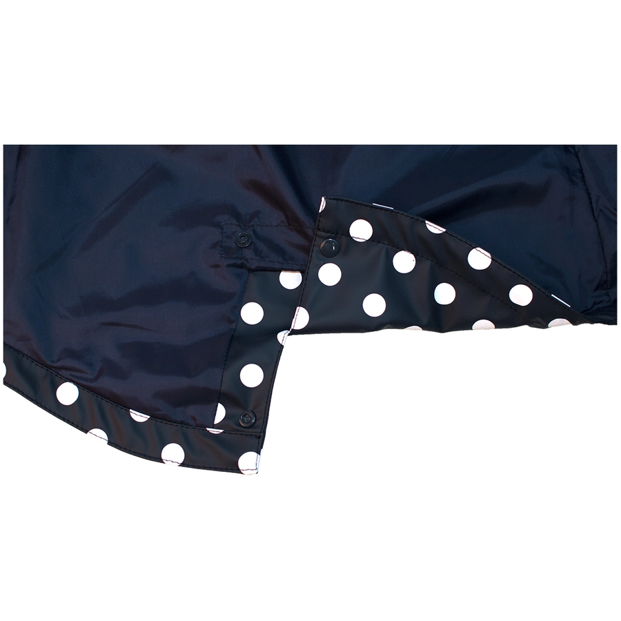 BMS HafenCity® SoftSkin® Regenmantel Punkte marine