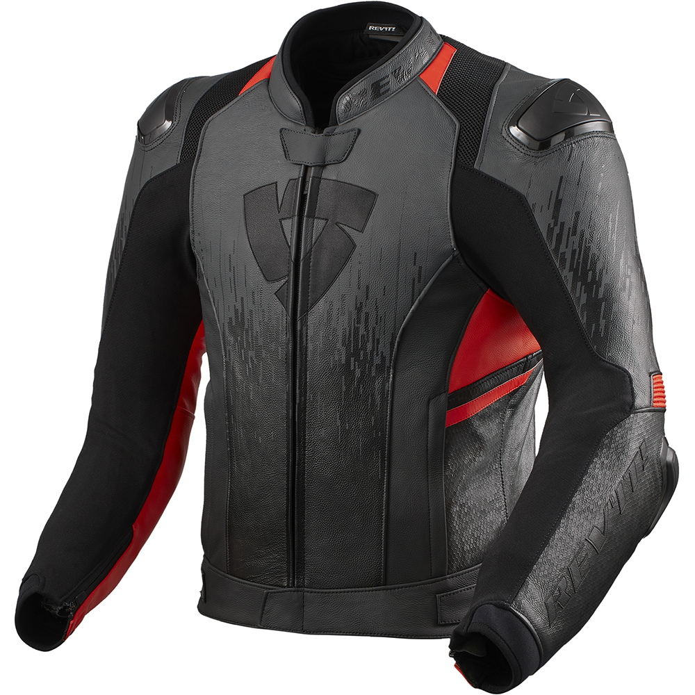 Rev'it - Blouson Quantum 2 Noir / Anthracite / Rouge