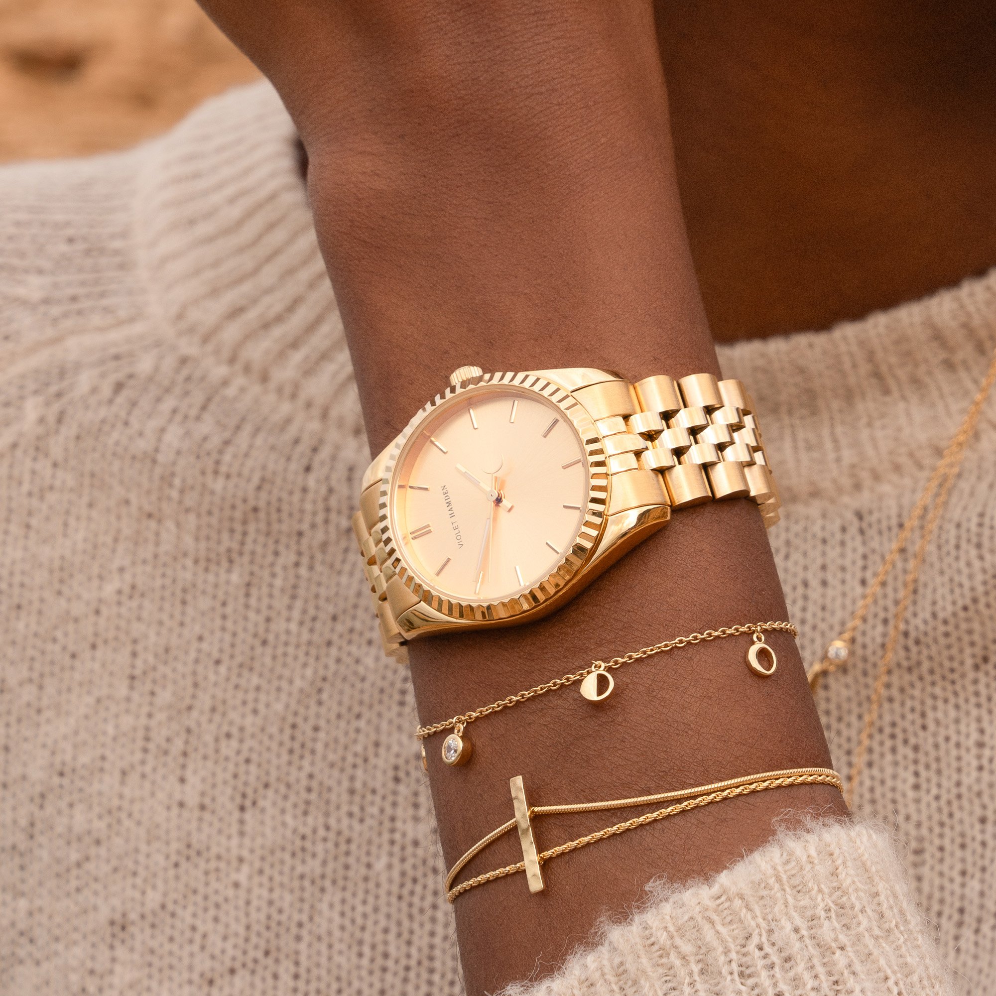 horloge Violet Hamden Violet Hamden Goud