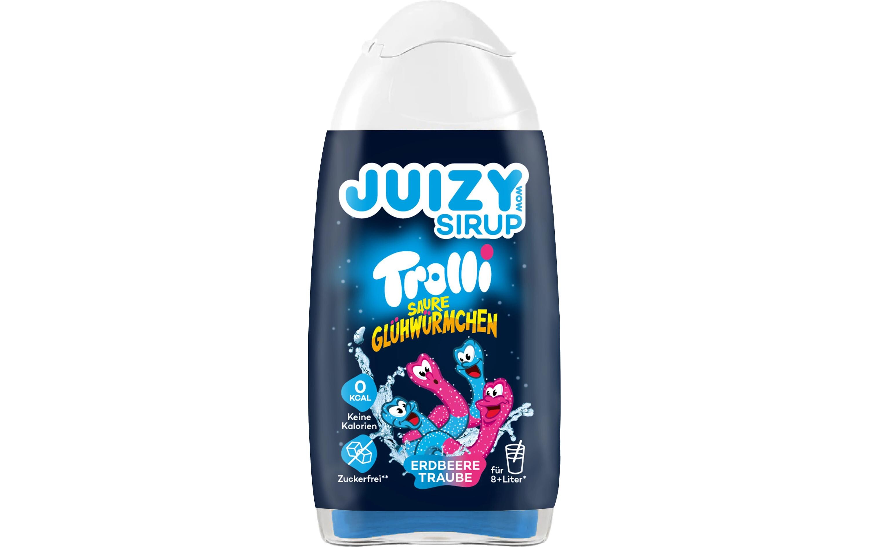 Trolli Sirup Erdbeere Traube 65 mlErfrischungsgetränk mit Erdbeere-Trauben-Eistee-Geschmack