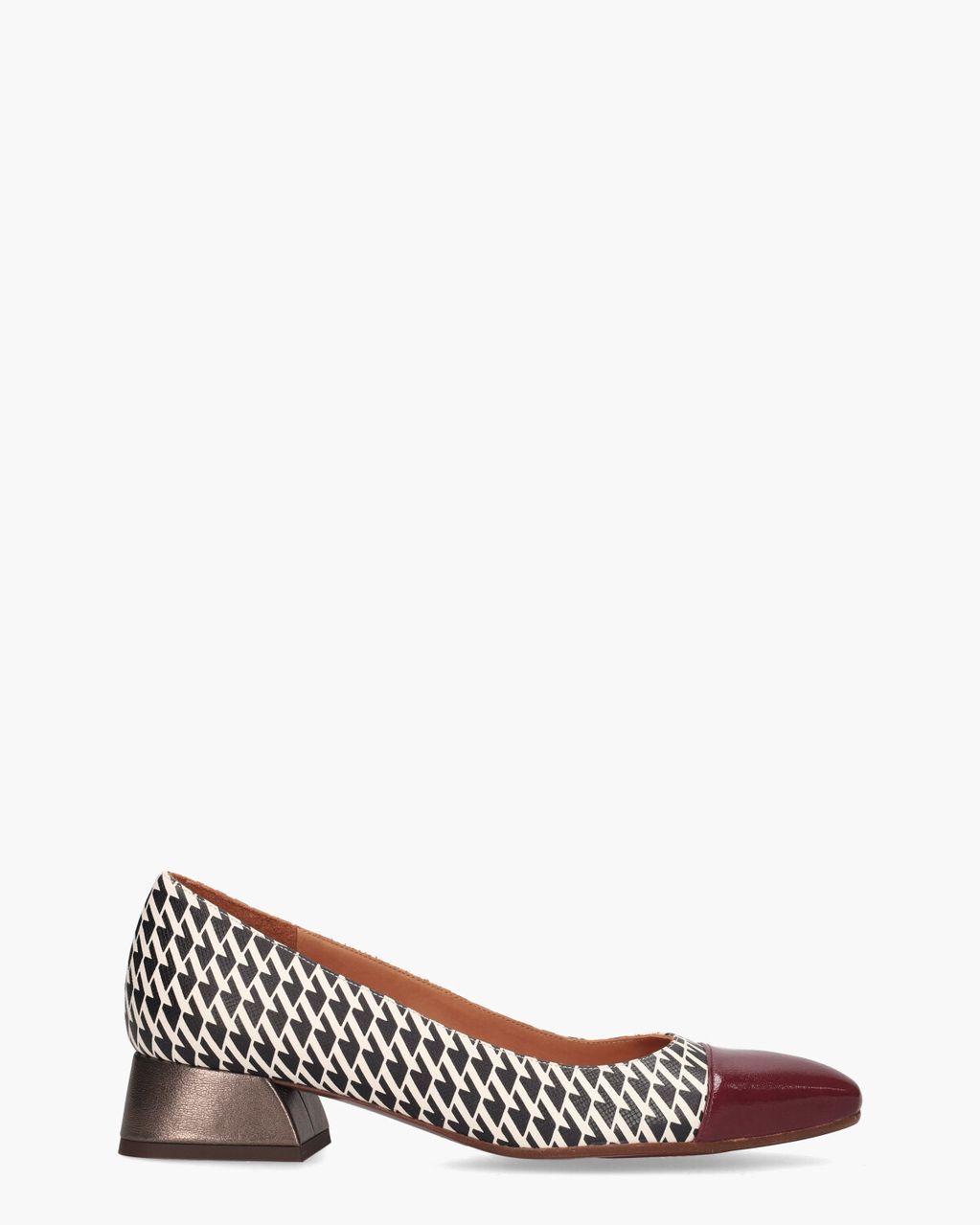 Chie Mihara Hailu Zwart/Off-White/Multicolor Damespumps