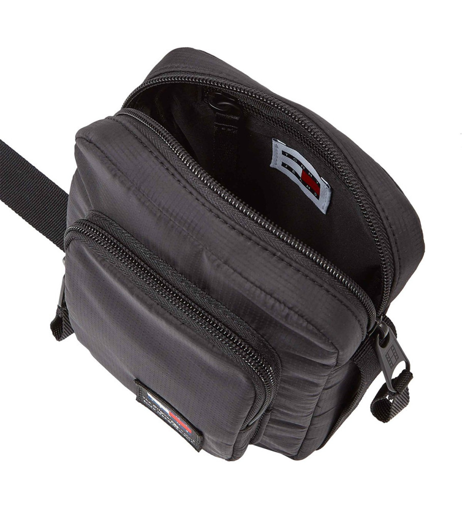 Bolsa de ombro Tommy Jeans Reporter, preta