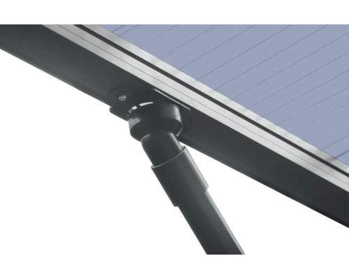 Ximax Wing 80 aluminium carport, 275,7 x 531,4 cm, gepoedercoat antraciet