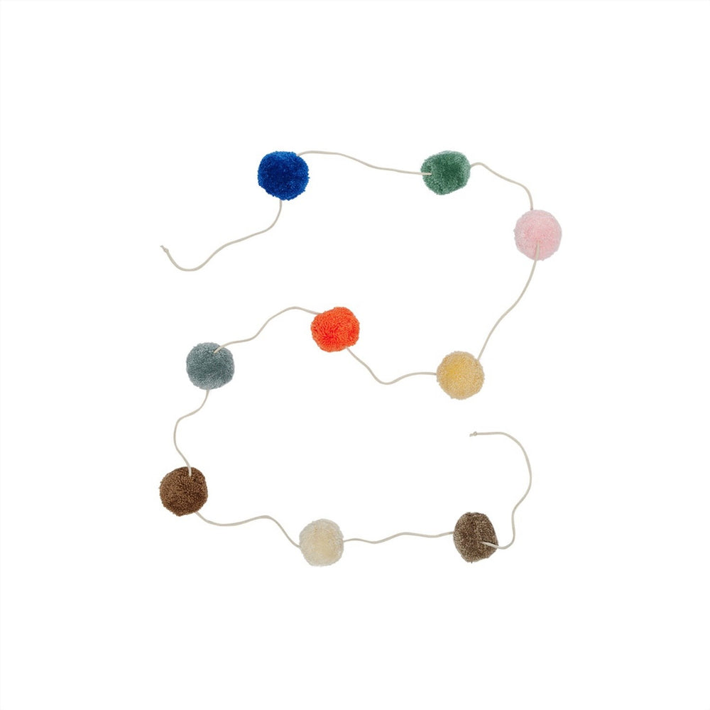 Køb OYOY Multi Pom Pom Guirlande