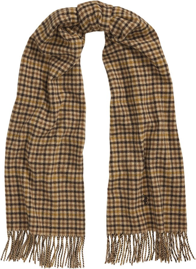 Polo Ralph Lauren WOOL BLEND-LUX PLAID SCARF Country plaid