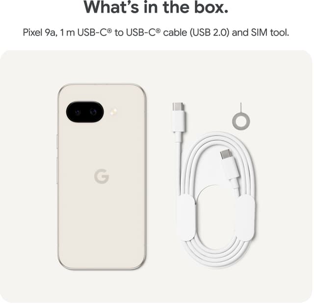 Google Pixel 9a 5G smartphone 8/128GB (Porcelæn)