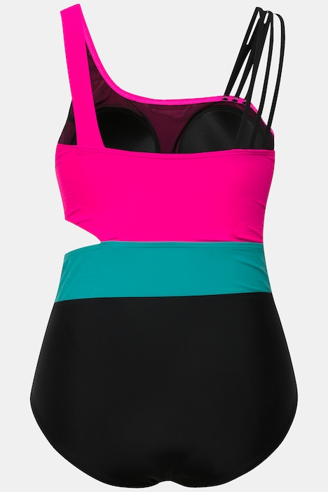Badeanzug, Colorblocking, Softcups