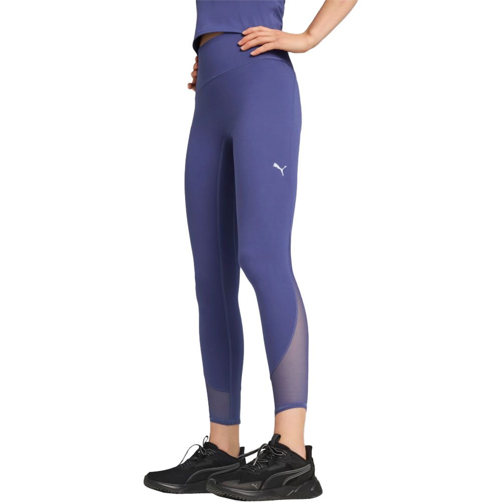 Puma W Cloudspun Soft Mesh Hw 7/8 Leggings Damen blue crystal