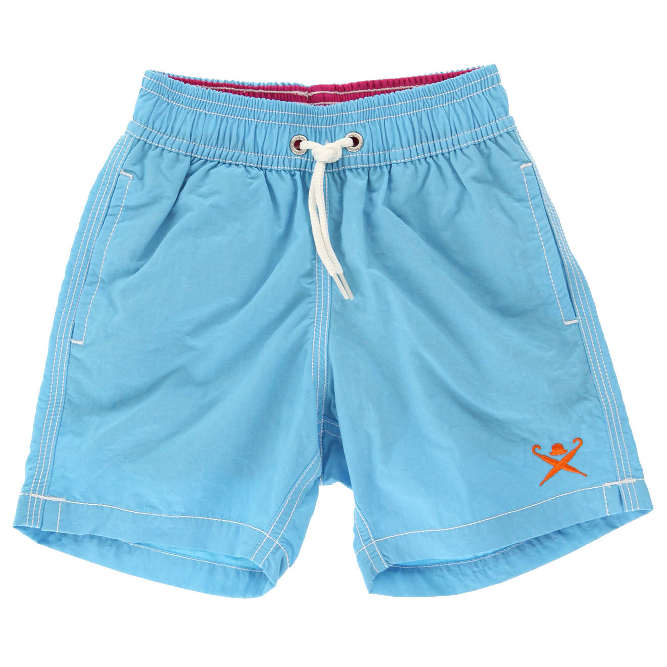 Hackett London Short de Bain Volley bleu ciel - T.3A