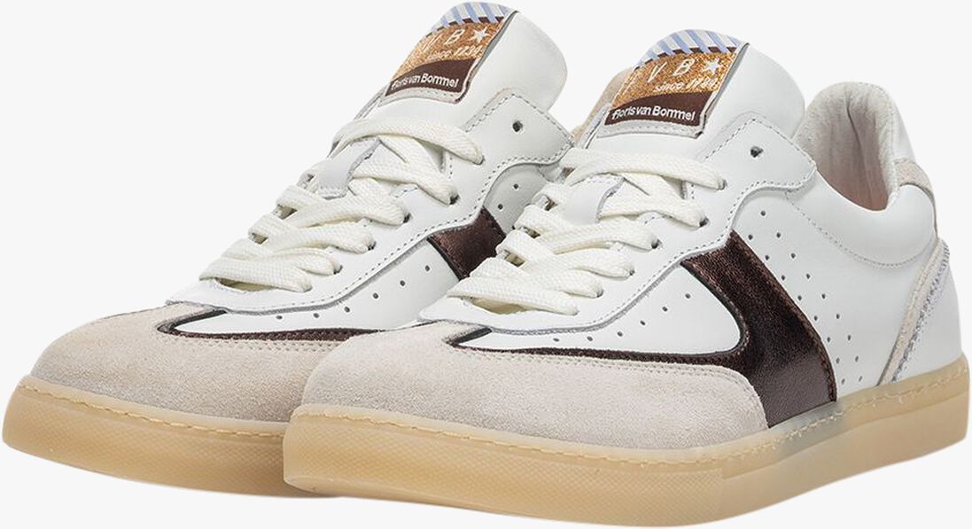 witte floris van bommel lage sneakers sfw-10096 minni