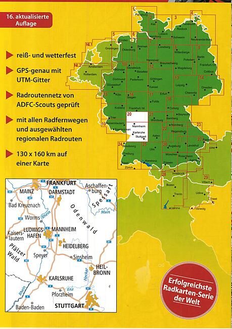 ADFC - 20 RHEIN NECKAR 1 150 000