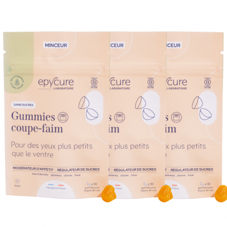 Epycure Laboratoire Gummies coupe faim sans sucres 45 jours