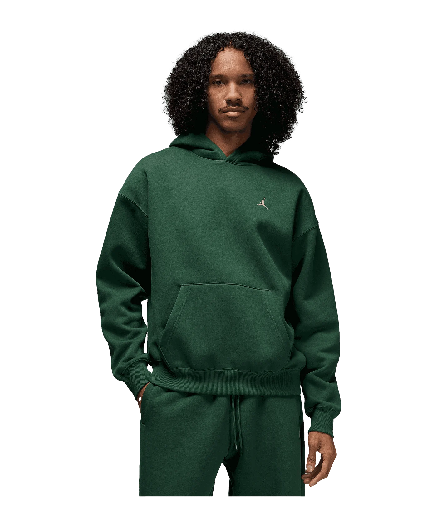 Jordan Brooklyn Fleece Oversized Kapuzenjacke Grün F323
