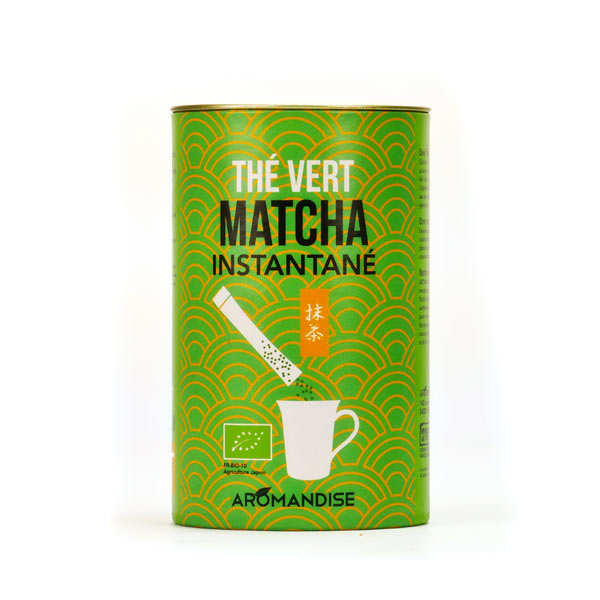 Sticks de thé matcha instantané bio