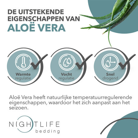 Hoofdkussen - Natural Aloë Vera